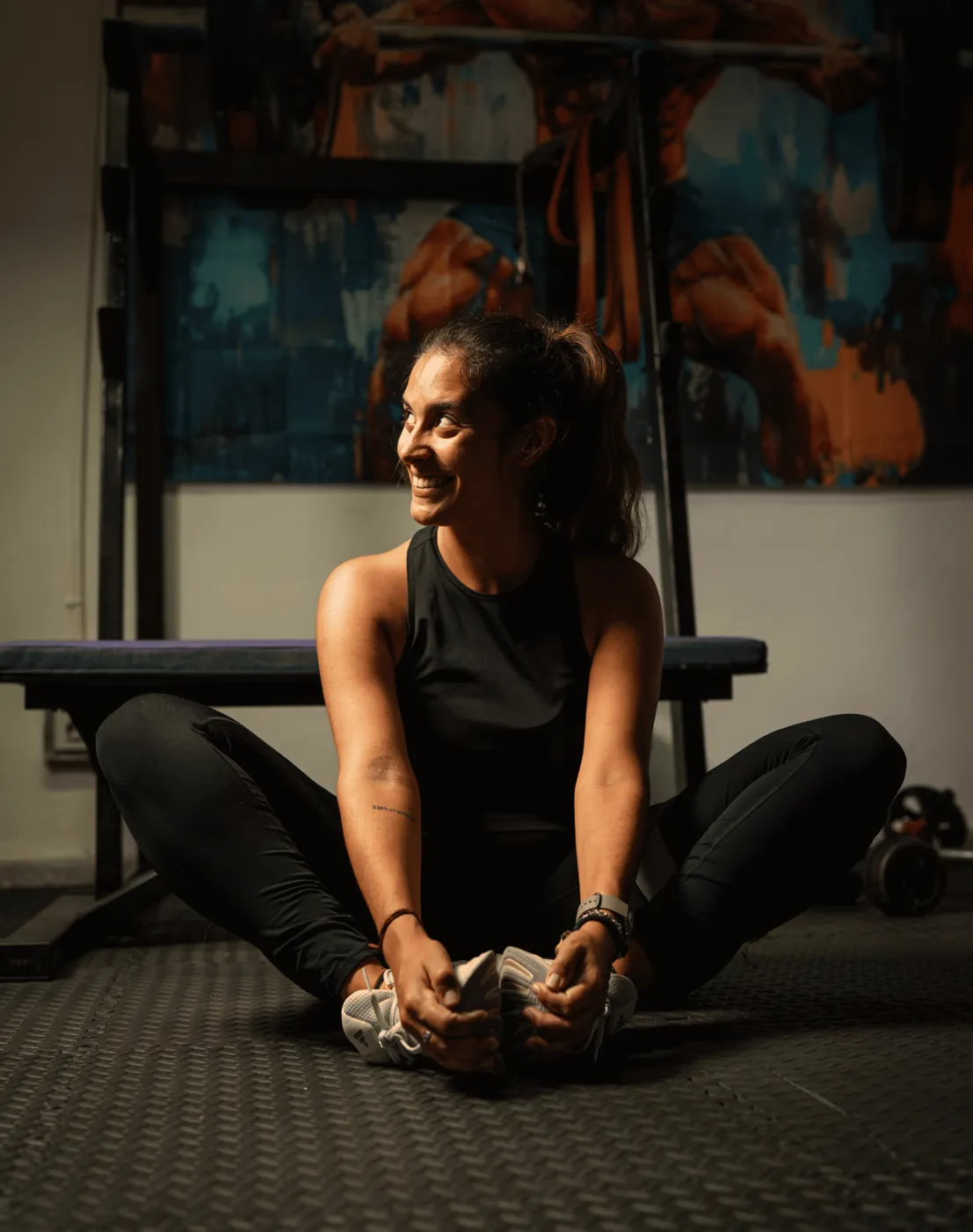 Alumna entrenando en Ronin Artes Marciales